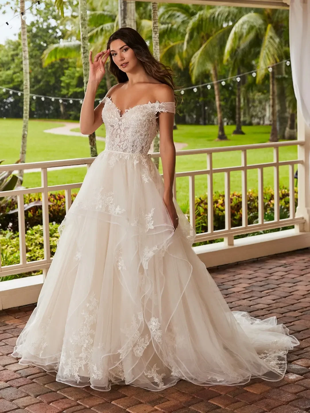 Elegant Drama: Bridal Gowns with Stunning Keyhole Backs Image