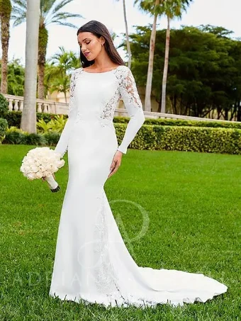 Adrianna Papell Style #31200 #0 default Ivory/Nude thumbnail