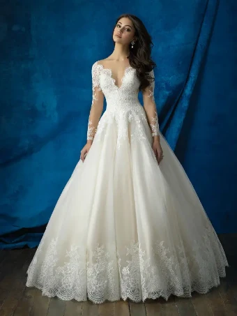 Allure Bridals Style #9366 #0 default Champagne/Ivory Baby Pink/Ivory thumbnail