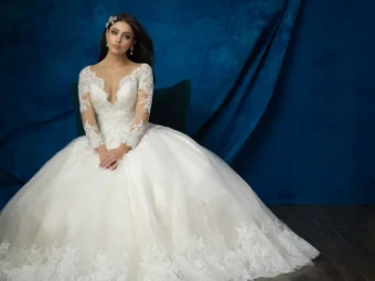 Allure Bridals Style #9366 #1 Champagne/Ivory Baby Pink/Ivory thumbnail