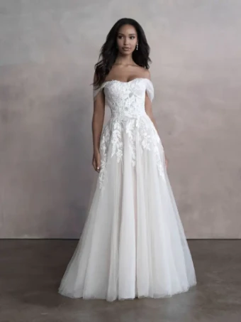 Allure Bridals Style #9803 #0 default Ivory/Champagne/Nude thumbnail