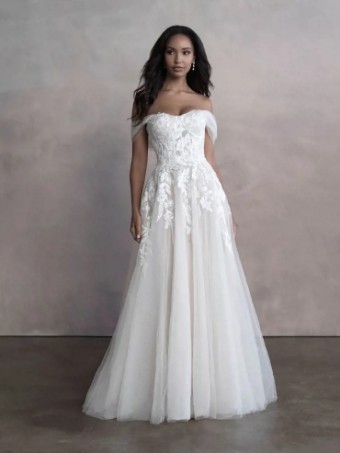 Allure Bridals Style #9803 #0 default Ivory/Champagne/Nude thumbnail