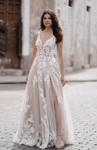 Allure Bridals Style #9956 #0 default Mocha/Champagne/Ivory/Nude thumbnail