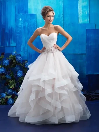 Allure Bridals Style #9408 #0 default Champagne/Ivory thumbnail