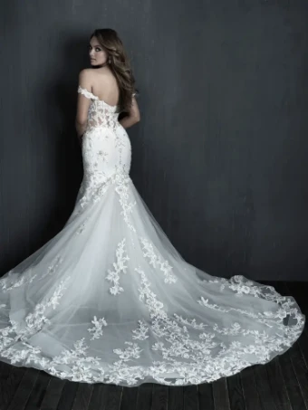 Allure Couture Style #C568 #1 Ivory/Nude/Silver thumbnail