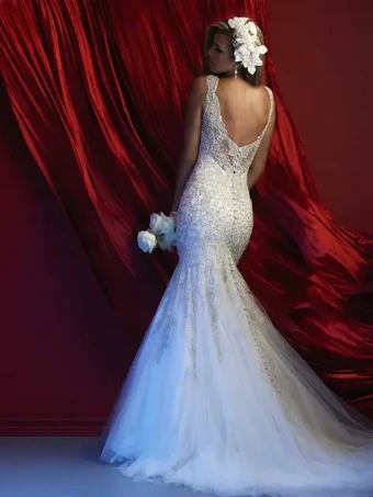 Allure Couture Style #C369 #1 default Ivory/Silver thumbnail