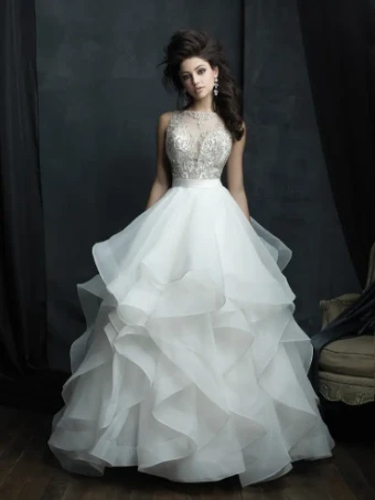 Allure Couture Style #C380 #0 default Ivory/Silver thumbnail