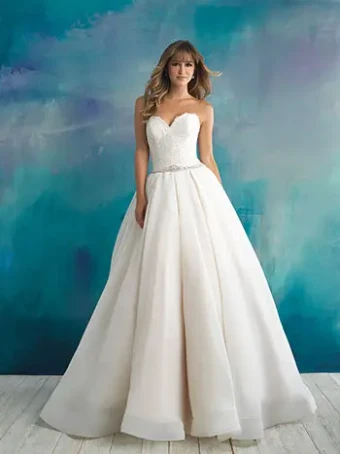 Allure Modest Style #L421 #0 default Champagne/Ivory/Silver thumbnail