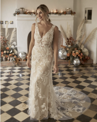 Beloved by Casablanca Style #Amethyst #0 default Ivory/Light Champagne thumbnail