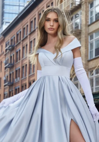 Blu by Morilee Style #Joanie #2 Misty Blue thumbnail