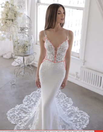 Blue by Enzoani Style #OLIVIANA #2 Ivory/Nude thumbnail