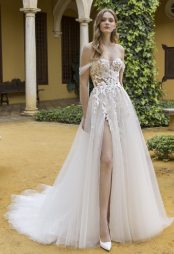 Blue by Enzoani Style #Pia #0 default Ivory/Ivory/Nude thumbnail