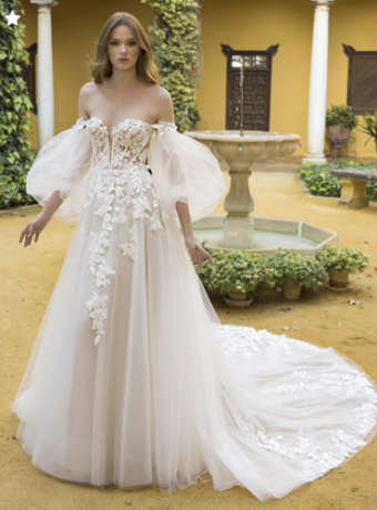 Blue by Enzoani Style #Petunia #0 default Ivory/Nude Ivory/Sand/Nude thumbnail