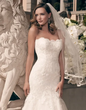 Casablanca Bridal Style #2163 #1 default Champagne/Ivory thumbnail