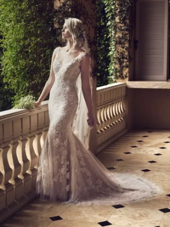 Casablanca Bridal Style #Belladonna #0 default Ivory/Silver thumbnail