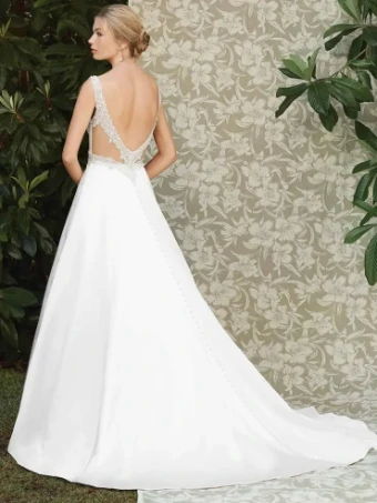Casablanca Bridal Style #Viola #0 default Candlelight Ivory/Silver thumbnail