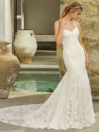 Casablanca Bridal Style #Avery #0 default Light Champagne/Ivory/Silver thumbnail