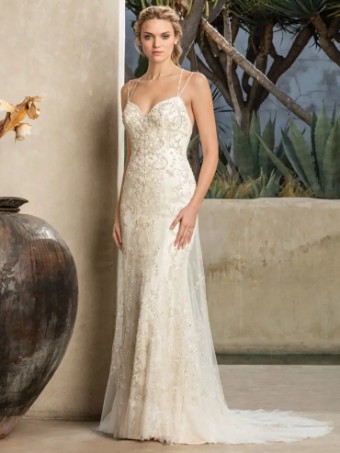 Casablanca Bridal Style #Jade #1 default Light Champagne/Ivory/Silver thumbnail