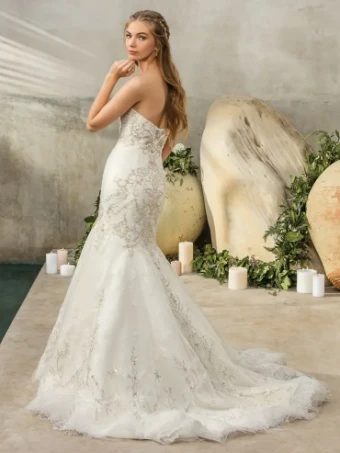 Casablanca Bridal Style #Cambria #1 default Ivory/Silver thumbnail