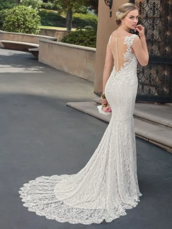 Casablanca Bridal Style #Liken #1 default Ivory/Light Blush/Nude/Silver thumbnail