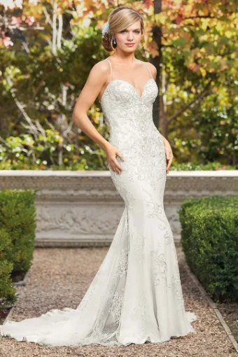 Casablanca Bridal Style #Soraya #0 default Ivory/Silver thumbnail