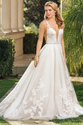 Casablanca Bridal Style #Bria #0 default Light Nude/Ivory/Silver thumbnail