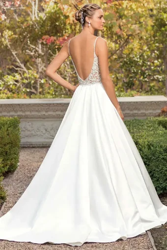 Casablanca Bridal Style #Arielle #3 Ivory/Silver Candlelight/Silver thumbnail