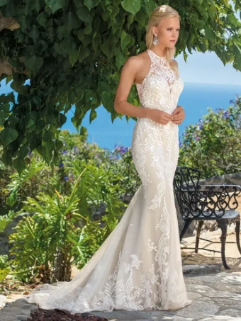 Casablanca Bridal Style #Josephine #0 default Ivory/Light Nude thumbnail