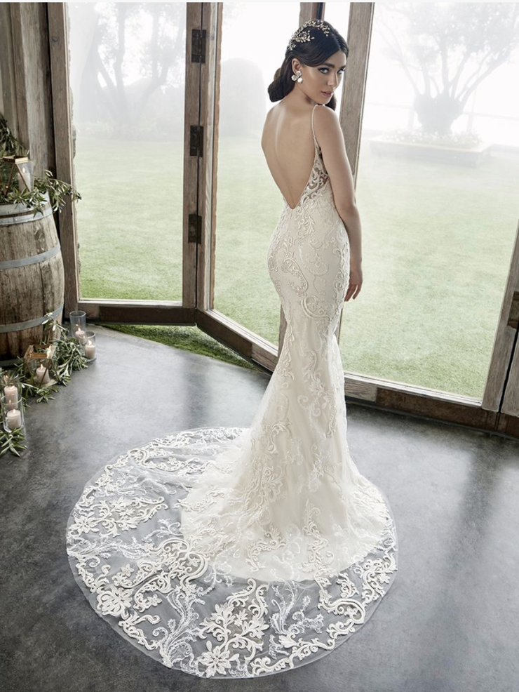 Casablanca lace wedding dress sales