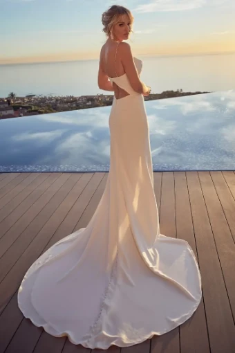 Casablanca Bridal Style #Mathilde #1 default Ivory/Silver thumbnail