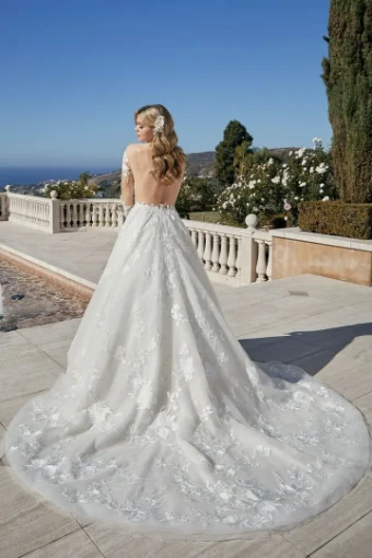 Casablanca Bridal Style #Sasha #1 Ivory/Nude thumbnail