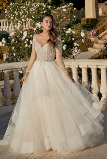 Casablanca Bridal Style #Ellen #0 default Nude/Sorbet/Ivory/Silver thumbnail
