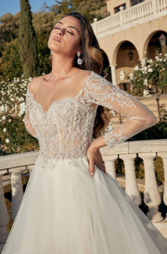 Casablanca Bridal Style #Ellen #2 Nude/Sorbet/Ivory/Silver thumbnail