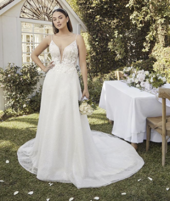 Casablanca Bridal Style #Shay Skirt #0 default Ivory/Sorbet thumbnail