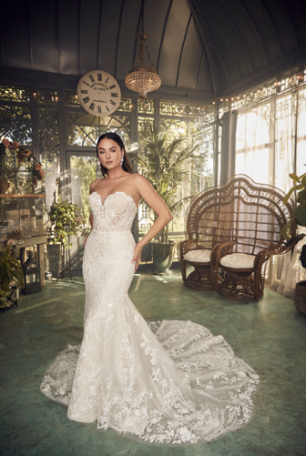 Casablanca Bridal Style #Delaney #2 Ivory/Nude thumbnail