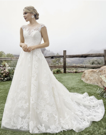 Casablanca Bridal Style #Annie #0 default Ivory/Nude/Ivory/Silver thumbnail