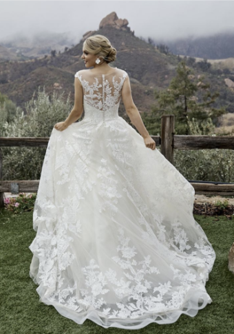 Casablanca Bridal Style #Annie #1 default Ivory/Nude/Ivory/Silver thumbnail
