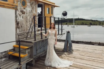 Casablanca Bridal Style #Delilah #0 default Ivory/Light Nude thumbnail