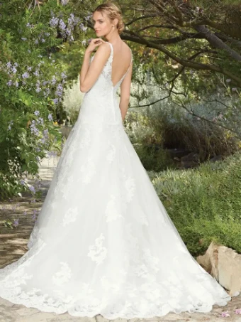 Casablanca Bridal Style #Plumeria #0 default Light Champagne/Ivory/Silver thumbnail