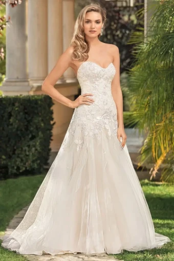 Casablanca Bridal Style #Ingrid #0 default Light Champagne/Nude/Ivory/Silver thumbnail