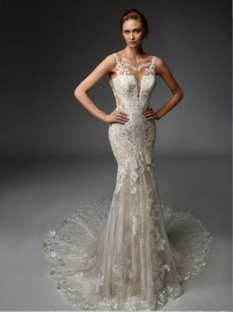 Elysee by Enzoani Style #Danielle #1 Ivory/Nude thumbnail