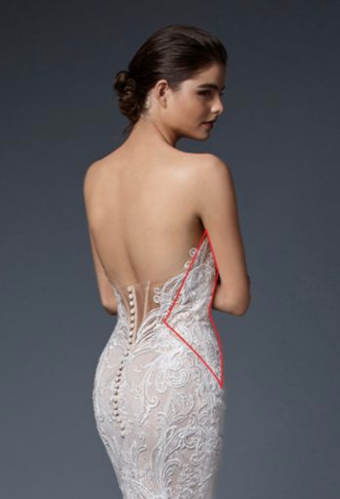 Elysee by Enzoani Style #Petra #1 Ivory/Nude thumbnail