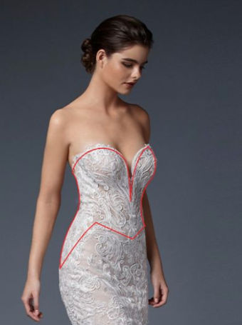 Elysee by Enzoani Style #Petra #2 Ivory/Nude thumbnail