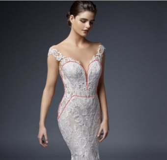 Elysee by Enzoani Style #Helene #2 Ivory/Nude thumbnail