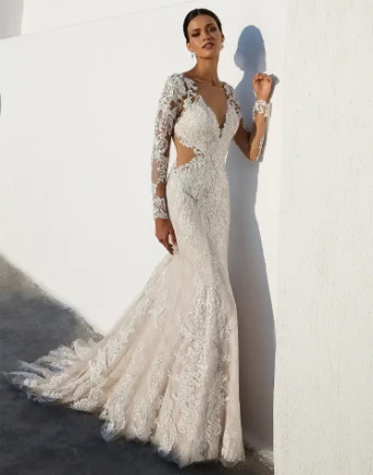 Justin Alexander Style #88010LNDPS #0 default Nude/Dove/Ivory/Nude thumbnail