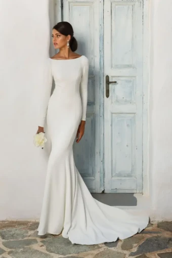 Justin Alexander Style #8936 #0 default Ivory/Nude/Silver thumbnail
