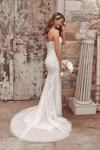 Justin Alexander Style #Annika #2 Nude/Ivory/Silver thumbnail
