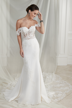Justin Alexander Style #Elyana #1 Ivory/Ivory/Nude thumbnail