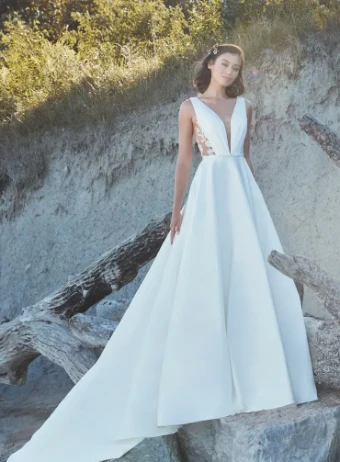 L'Amour by Calla Blanche Style #Xenia #2 Ivory thumbnail