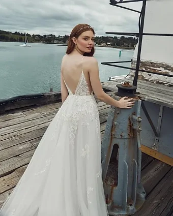 L'Amour by Calla Blanche Style #Lucinda #1 default Ivory thumbnail